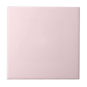 Misty Rose Light Baby Pink Solid Color Background Ceramic Tile