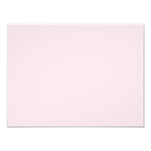 Misty Rose Light Baby Pink Solid Color Background Photo Print