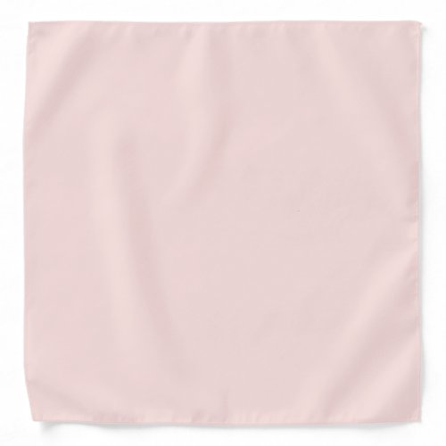 Misty Rose Solid Color Bandana