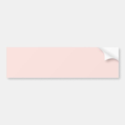 Misty Rose Solid Color Bumper Sticker