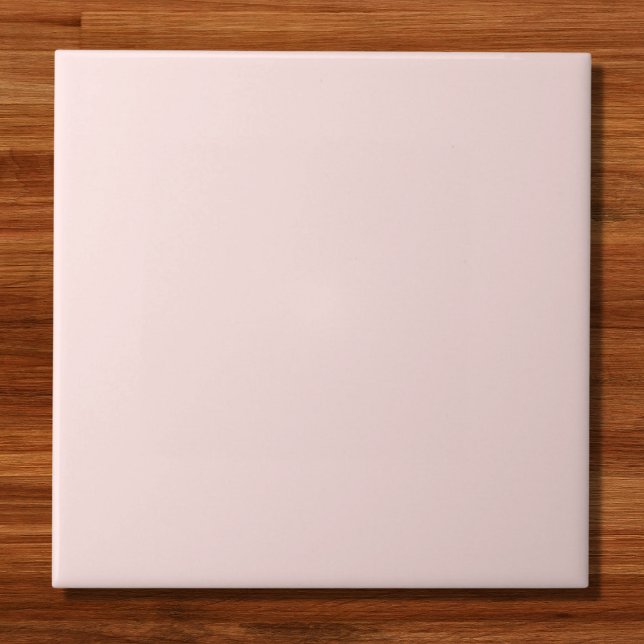 Misty Rose Solid Color Ceramic Tile (Creator Uploaded)