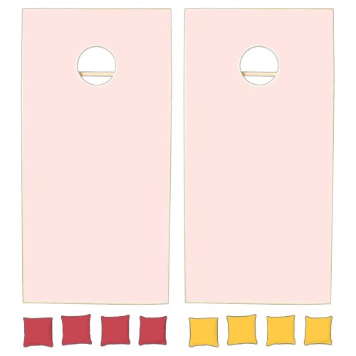 Misty Rose Solid Color Cornhole Set