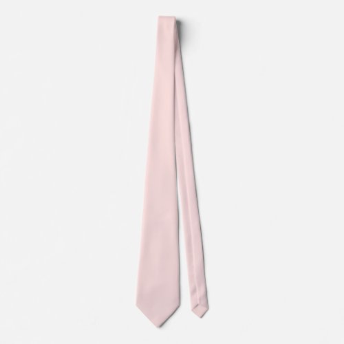 Misty Rose Solid Color Neck Tie