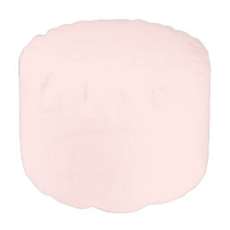 Misty Rose Solid Color Pouf