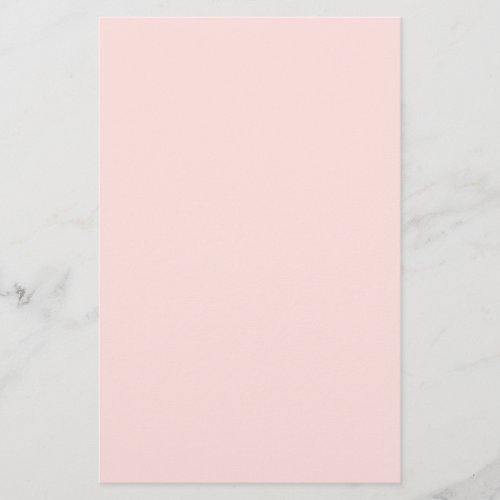 Misty Rose Solid Color Stationery