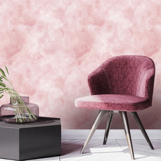 Misty Rose Watercolor ink Abstract Wallpaper (Creator Uploaded)