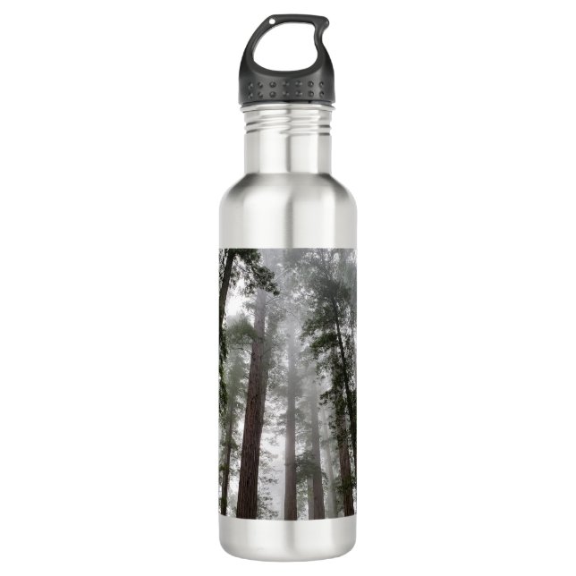 Misty Sequoias  Stainless Steel Water Bottle (Front)