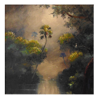 Misty St. Lucie River Acrylic Print