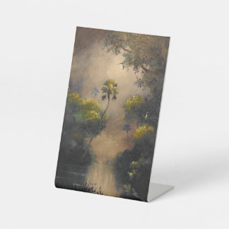 Misty St. Lucie River Pedestal Sign