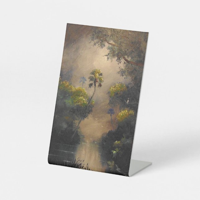 Misty St. Lucie River Pedestal Sign (Front)