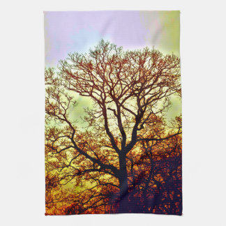 MISTY SUN TREES KITCHEN TOWEL