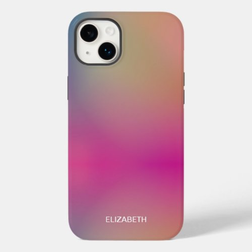 Misty Sunset Pink Gold Gradient Case_Mate iPhone 14 Plus Case