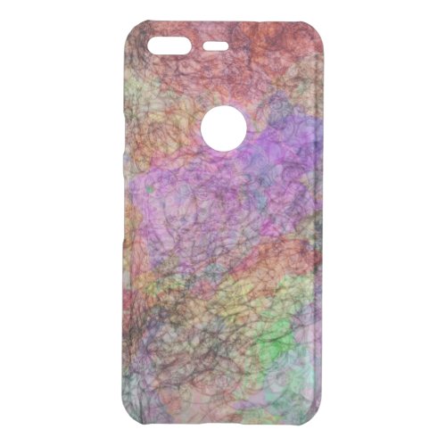 Misty Swirls of Abstract Colors Purple Pinks Green Uncommon Google Pixel Case
