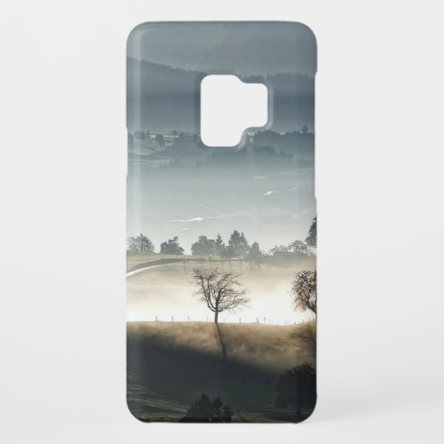 Misty Switzerland Countryside Landscape Case_Mate Samsung Galaxy S9 Case