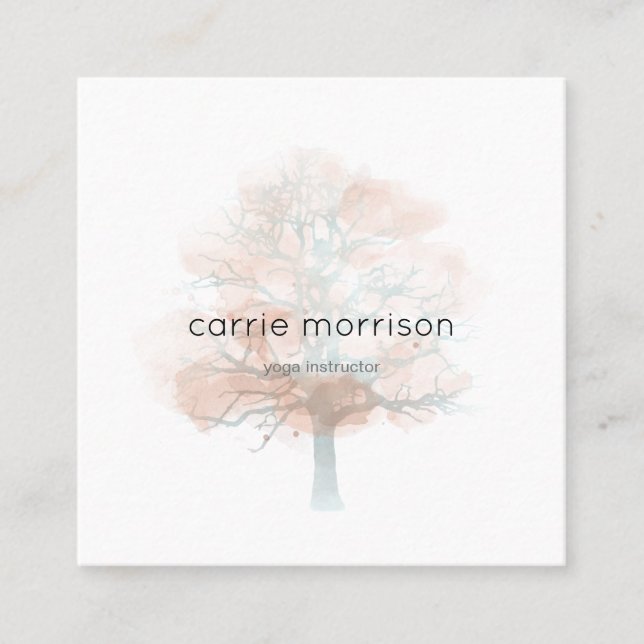 misty tree business card (Front)