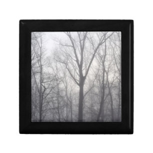 Misty Trees Grey Woodland Gift Box