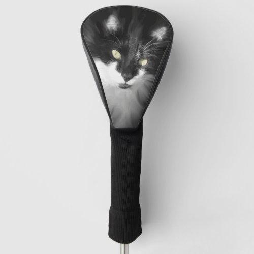 Misty Tuxedo Cat Golf Head Cover