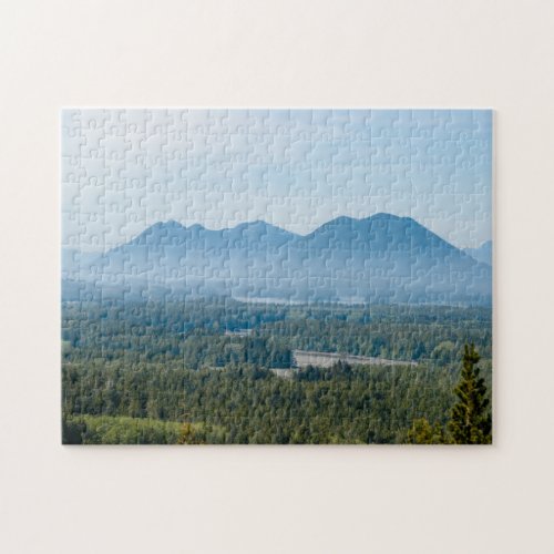 Misty Valley in Tofino _ British Columbia Canada Jigsaw Puzzle