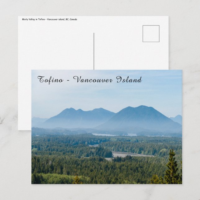 Misty Valley in Tofino - British Columbia, Canada Postcard (Front/Back)