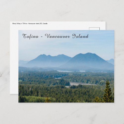 Misty Valley in Tofino _ British Columbia Canada Postcard