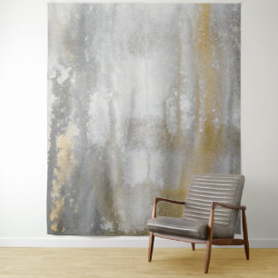 Misty Wilds Watercolor Abstract Print Tapestry