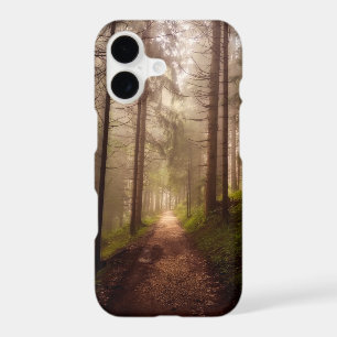 Misty Woodland Path iPhone 17 Case