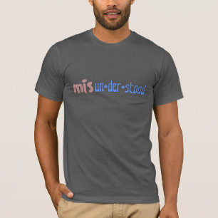 misunderstood t-shirt-design funny inspirational T-Shirt