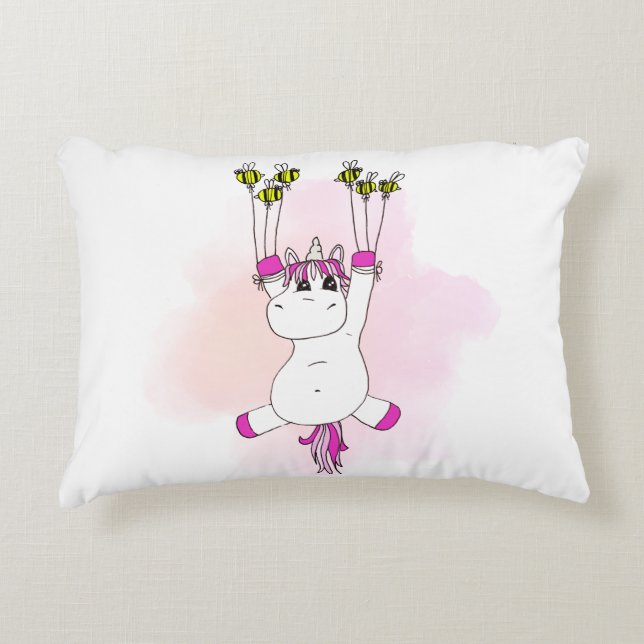 Mit dir flieg ich überall hin  accent pillow (Front)