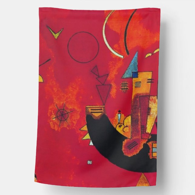 Mit und Gegen, 1929 by Wassily Kandinsky House Flag (Front)