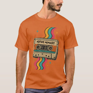 Mitape Memories Retro Cassetteape Design friend T-Shirt