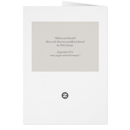 Mitch and Wendell card (Back)