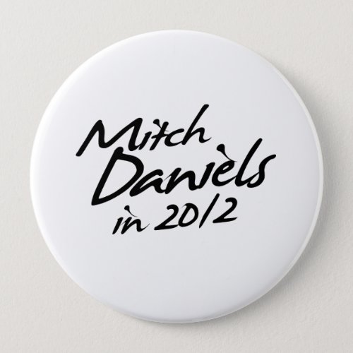 MITCH DANIELS 2012 Autograph Button