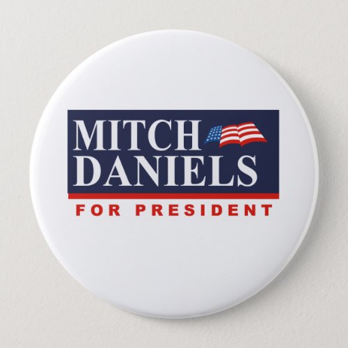 MITCH DANIELS FOR PRESIDENT Banner Button