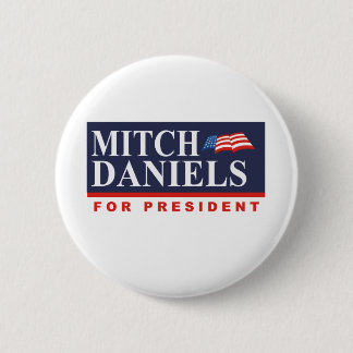 MITCH DANIELS FOR PRESIDENT (Banner) Button
