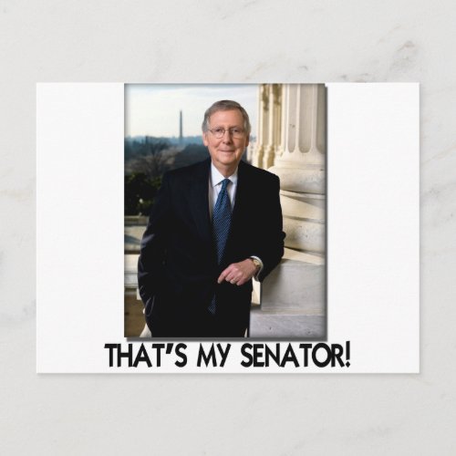 Mitch McConnell Thats My Senator Postcard