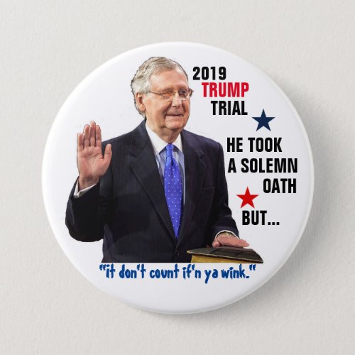 Mitch McConnells Congressional Oath Button
