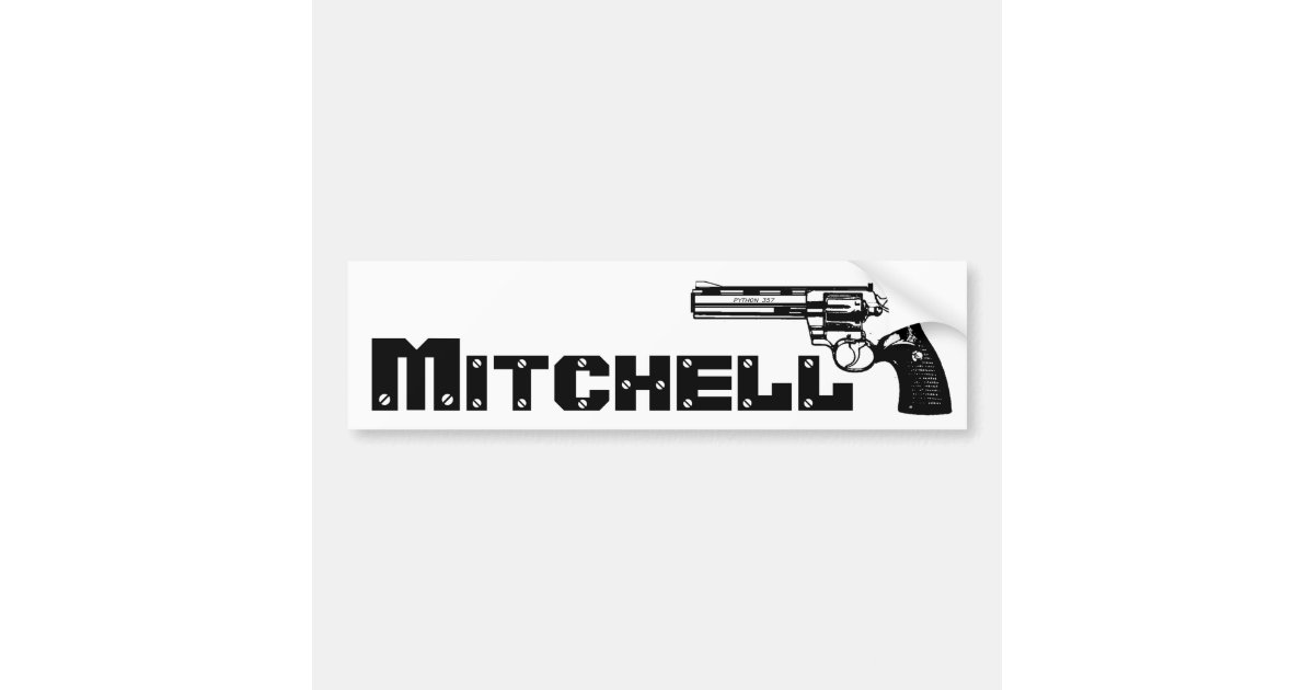 Ty Mitchell Sticker Mitchell! Bumper Sticker | Zazzle