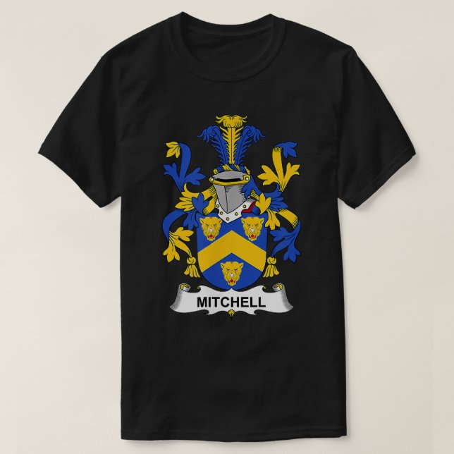 Mitchell Coat of Arms  Family Crest  T-Shirt (Design Front)
