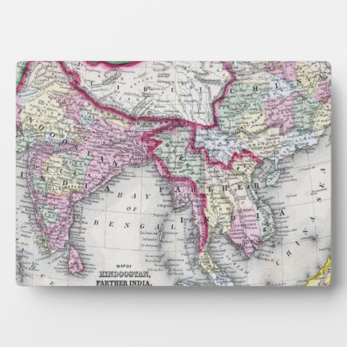 Mitchell Map  India Tibet China  SE Asia Plaque