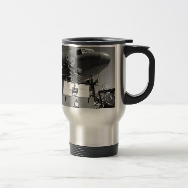 Mitchell movie camera DC-3 Travel Mug (Right)