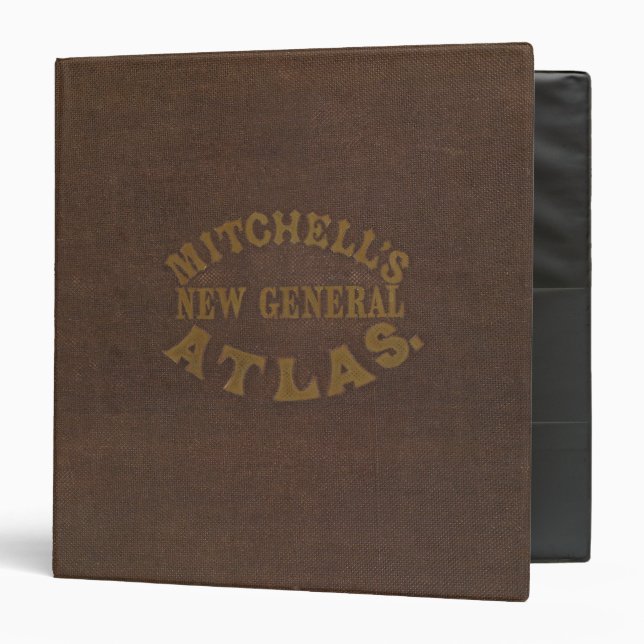 Mitchell's new general atlas binder (Front/Inside)