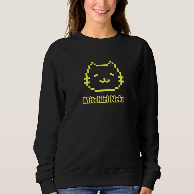 Mitchiri Neko Pixel 1 Sweatshirt (Front)
