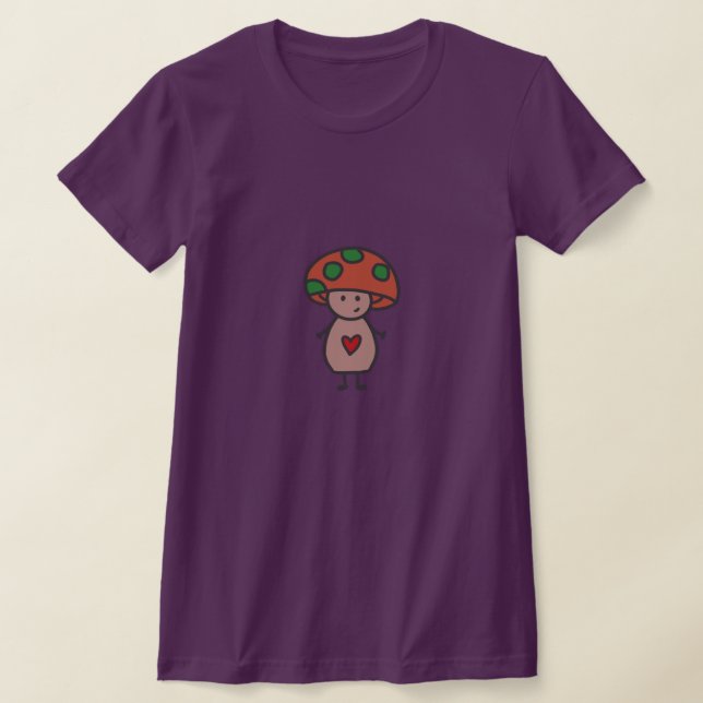 Mitelly Mushroom  T-Shirt (Laydown)