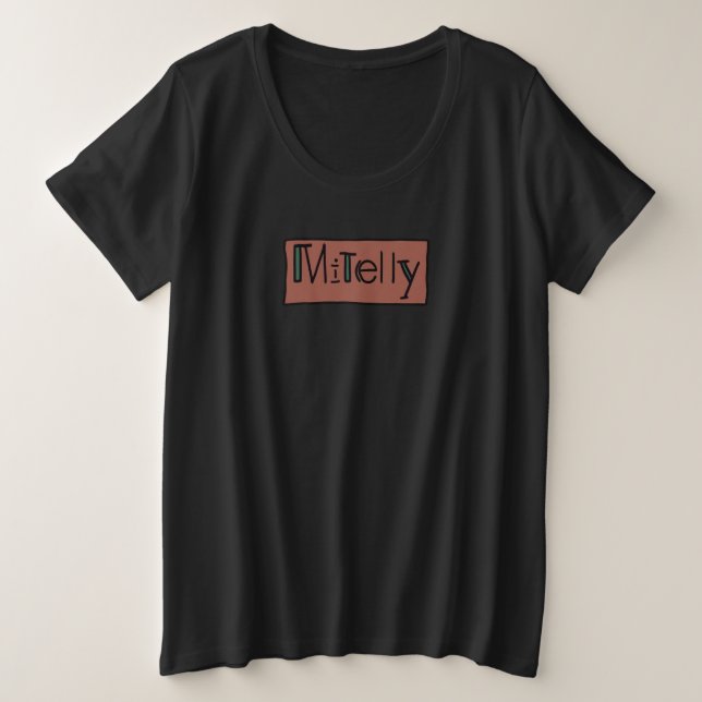 Mitelly Plus Size T-Shirt (Design Front)