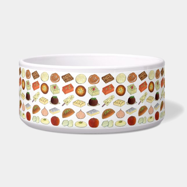 Mithai Indian Sweets Confectionery Desserts India Bowl (Front)