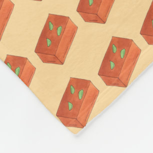 Mithai Indian Sweets Confectionery Mysore Pak Fleece Blanket