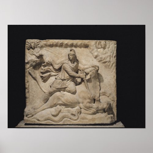 Mithras Sacrificing the Bull 2nd_3rd century Poster