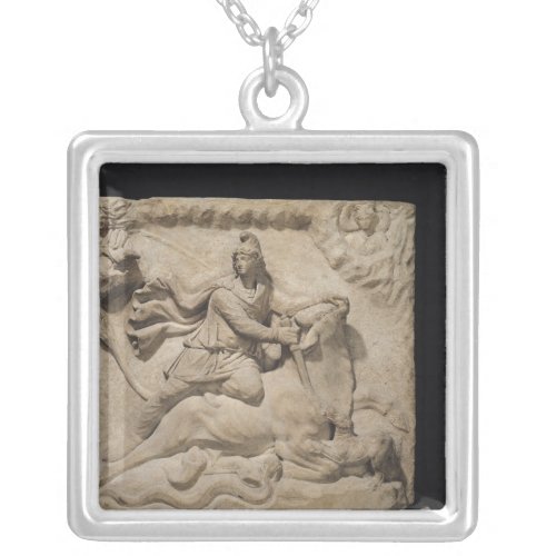 Mithras Sacrificing the Bull 2nd_3rd century Silver Plated Necklace