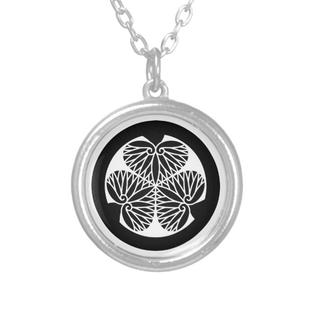 Mito Aoi (19 Zui) Silver Plated Necklace (Front)