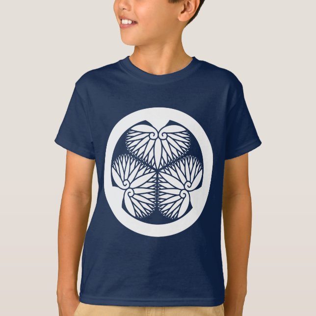Mito Aoi (33 petals) T-Shirt (Front)